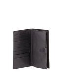 Woven Continental Wallet, Black