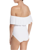 Josephine Off-the-Shoulder One-Piece Swimsuit