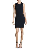 Adriana Sleeveless Knit Sheath Dress