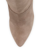 Jabre Slouchy Suede Boot, Gray