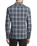 Classic Plaid Sport Shirt, Coal