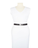 Reversible Logo Belt, Black