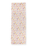 Bouquet Linen-Blend Scarf