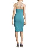 Brooklyn Slit-Front Slip Dress