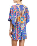 Tapestry Printed Tunic Coverup, Multi