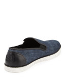 Denim Fabric Skater Shoe, Denim