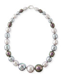 Nuage Graduated Pearl Statement Necklace