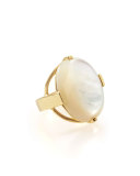 18K Rock Candy Large Mother-of-Pearl Oval Ring
