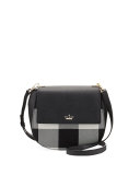 cameron street byrdie plaid crossbody bag, light shale/multi