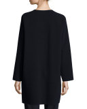 Divina Textured Long Coat