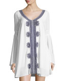 Sina Embroidered Long-Sleeve Tunic