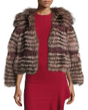 Toscana Fur Coat w/Suede Fringe