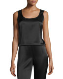 Liquid Satin Tank, Caviar