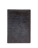 Scritto Bi-Fold Card Case, Black