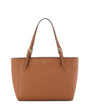 York Small Saffiano Tote Bag, Luggage