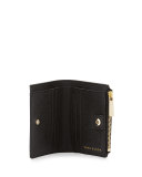 Robinson Leather Mini Wallet, Black