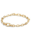 Stax 18K Yellow Gold Chain Bracelet with Diamonds