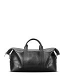 Large Leather Carryall Duffle Bag