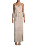 Nahia Printed Blouson Maxi Dress