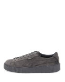 Men's Velvet Creeper Sneakers, Gray