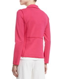 New Denim Button-Front Jacket, China Cat Pink