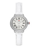 12mm Alligator Strap, Silver