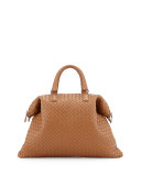 Convertible Woven Tote Bag