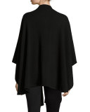 Drape-Front Basic Cashmere Shawl