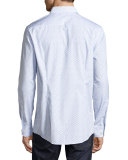 Bluebird Geometric-Print Sport Shirt, Blue