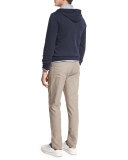 Check Pocket Sport Shirt, Blue/Brown