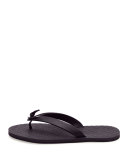 Leather Flip-Flop Sandal, Dark Navy