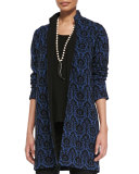 Renaissance Wool Knit Jacquard Jacket