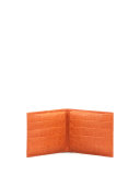 Crocodile Wallet, Orange