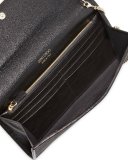 Milla Large Glitter Clutch Bag, Black