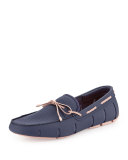 Bow-Tie Water-Resistant Loafer, Shadow Blue