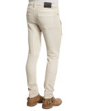 Felmore Slim-Fit Cargo Pants, Pale Stone