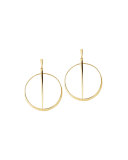 Small 14K Sheer Hoop Earrings