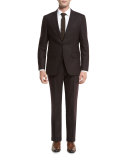 Johnstons Lennon Flannel Two-Piece Suit, Burgundy