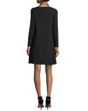 Long-Sleeve A-line Dress