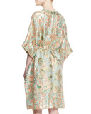 McKenna Floral-Print Belted Dress