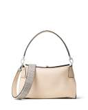 Miranda Medium Top-Lock Shoulder Bag, Vanilla