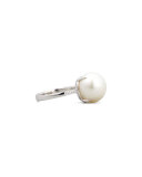 White South Sea Pearl & Diamond Ring