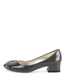 Belle de Nuit Rubber-Sole Pump, Black