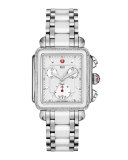 Deco Diamond Ceramic & Steel Watch Head