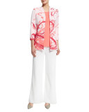 Paint Splatter 3/4-Sleeve Jacket 