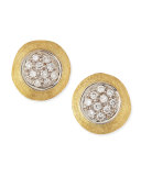 Jaipur 18k Gold Diamond Stud Earrings