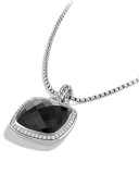 Albion Pendant with Black Onyx and Diamonds, 17mm