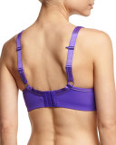 Sport High Impact Bra, Iris/Yellow