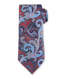 Paisley-Print Silk Tie