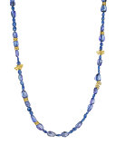 Wonderland Beaded Tanzanite & Diamond Necklace